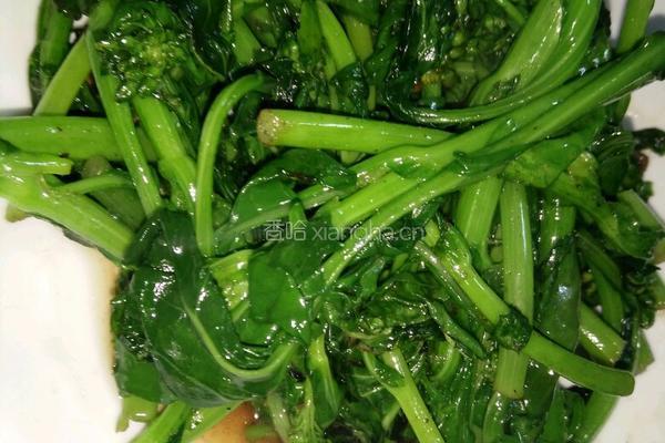 炝炒菜苔的做法图解4