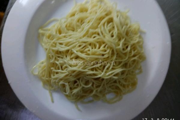小炒面的做法图解1