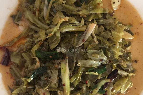 陕南酸菜的做法图解5