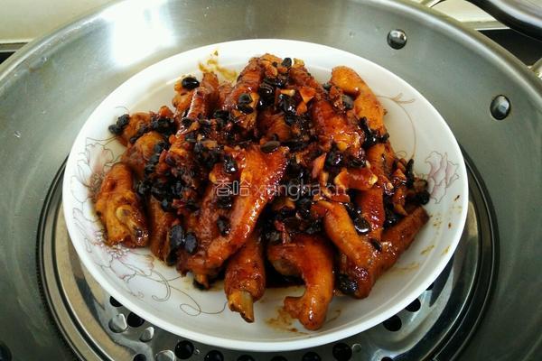 豆豉蒸鸡爪的做法图解13