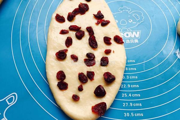 蔓越莓奶香土司的做法图解12