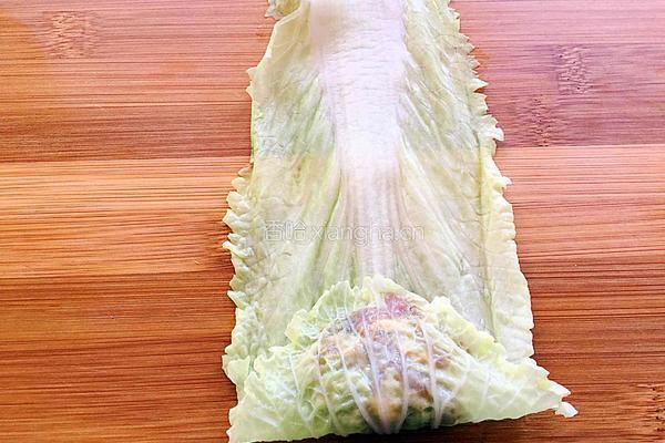 白菜肉卷的做法图解6