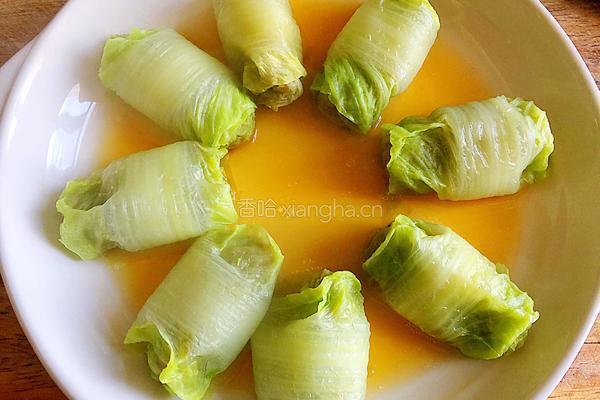 白菜肉卷的做法图解12