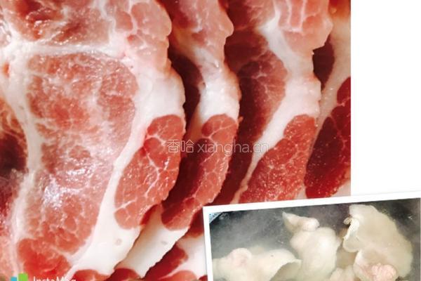 泡菜炒梅花肉的做法图解1