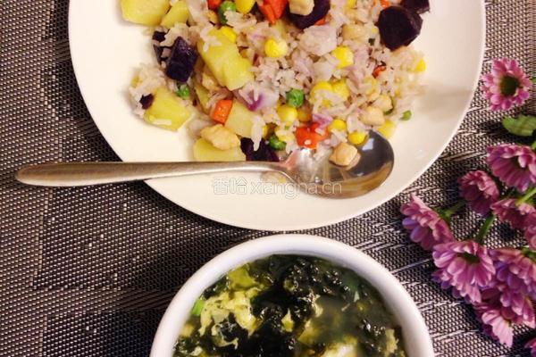 七彩鸡肉饭的做法图解8