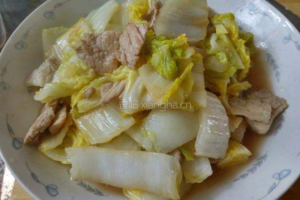 瘦肉炒娃娃菜的做法图解6