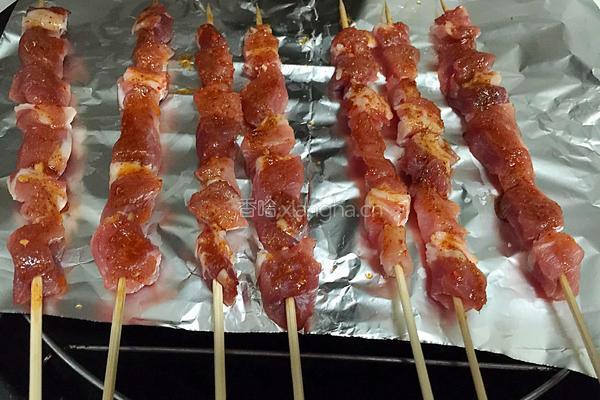 香烤猪肉串的做法图解5
