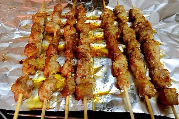香烤猪肉串的做法图解6