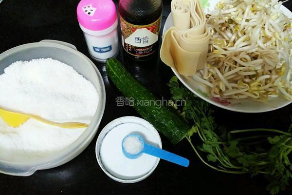 豆芽凉菜（无辣版）的做法图解1