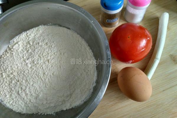 木须柿子疙瘩汤的做法图解1