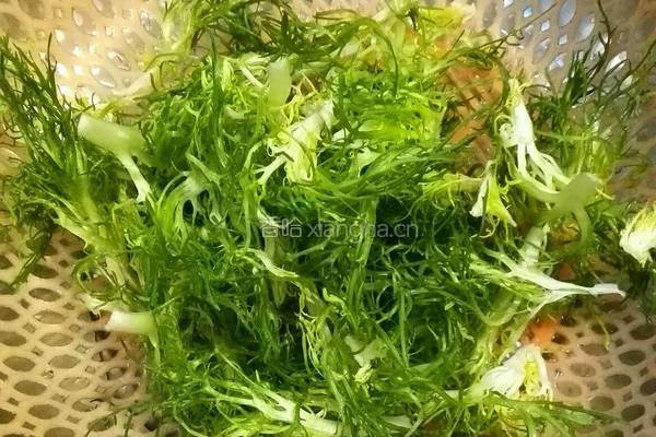 凉拌苦菊的做法图解2