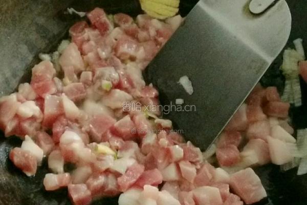 莴笋叶蘸肉酱的做法图解5