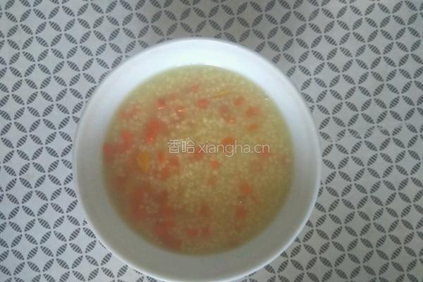 陈皮胡萝卜小米粥的做法图解4