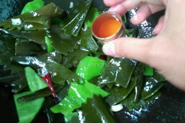 辣炒海带头的做法图解5