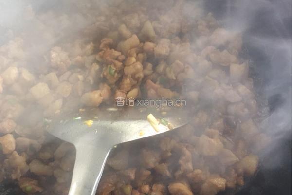 长缸豆肉丁焖饭的做法图解9