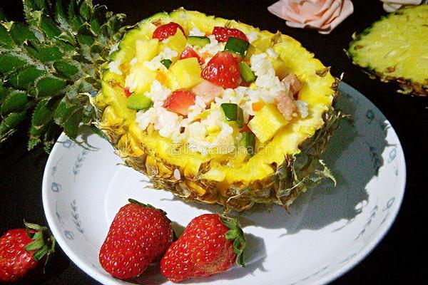 菠萝炒饭的做法图解10