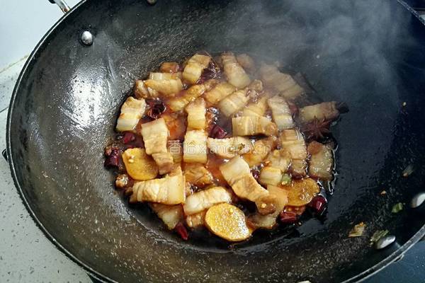 四季豆烧肉的做法图解7