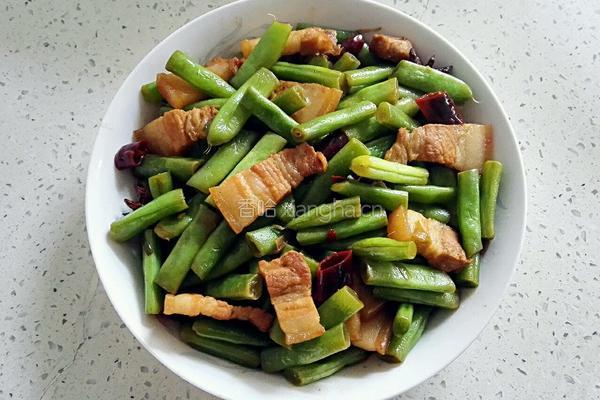 四季豆烧肉的做法图解10