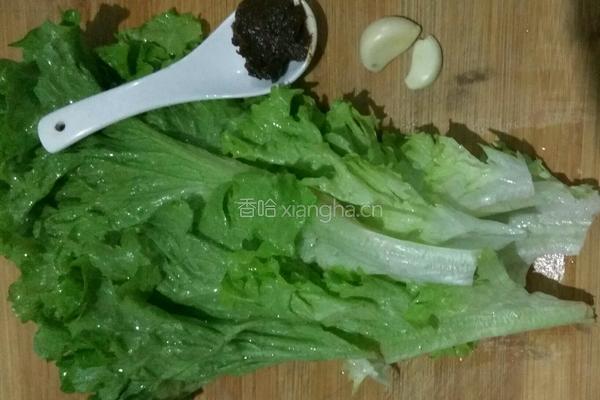 拌生菜的做法图解1