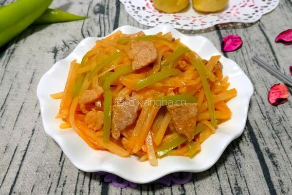 土豆尖椒炒肉的做法图解10