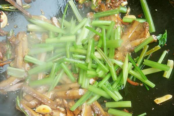 香干炒肉的做法图解11