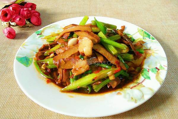 香干炒肉的做法图解14