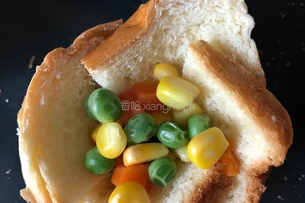 颜值担当吐司盏的做法图解4
