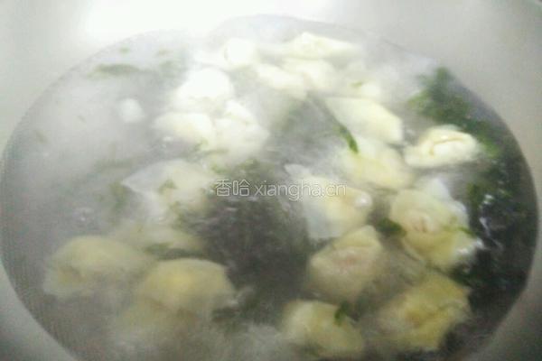紫菜虾皮馄饨的做法图解4