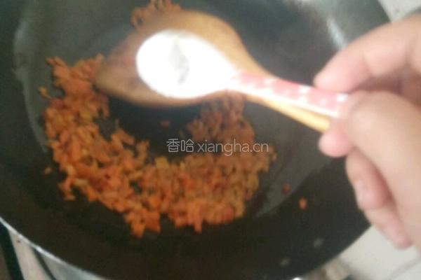 火腿炒饭的做法图解7