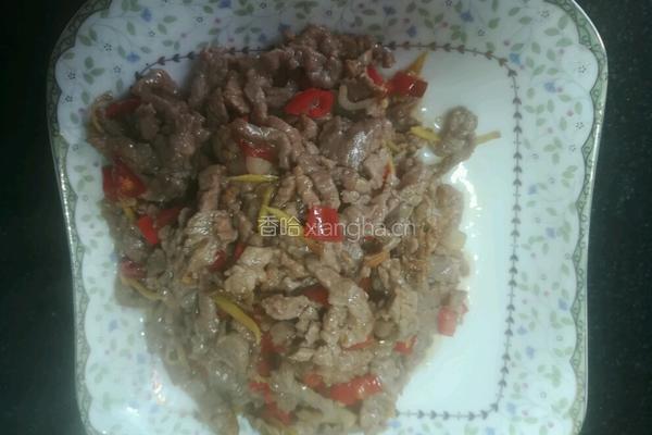 芋头丝炒牛肉的做法图解7
