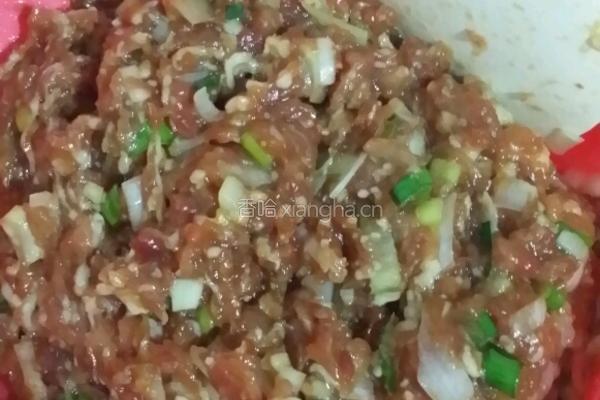 肉饼的做法图解2