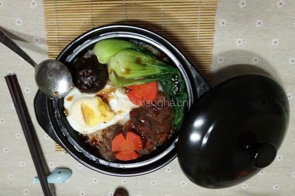 腊肠煲仔饭的做法图解11