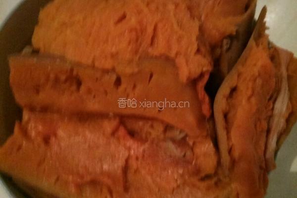 南瓜面包的做法图解1