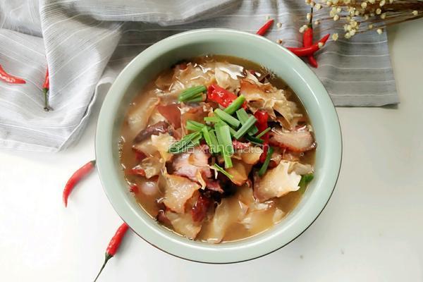 腊肉煮豆腐干的做法图解10