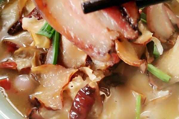 腊肉煮豆腐干的做法图解11