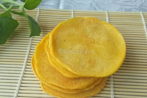 香蕉玉米面饼的做法图解8