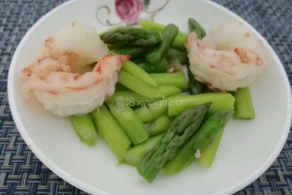 芦笋虾仁的做法图解7