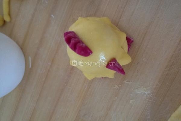 鸡妈妈和牠的孩子们（馒头）的做法图解16