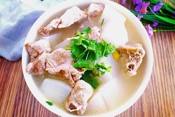 萝卜炖排骨的做法图解5