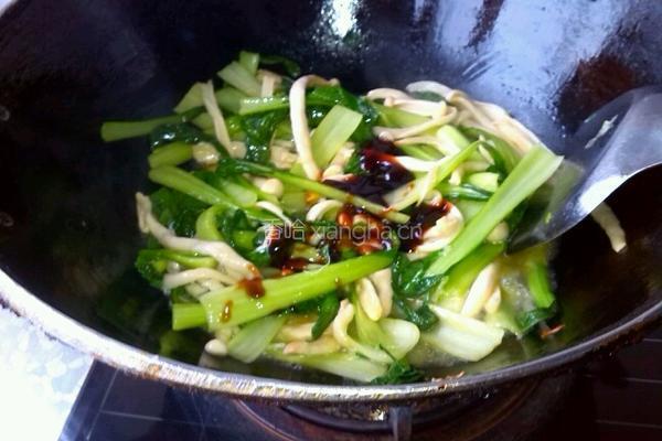 蚝油海鲜菇的做法图解7