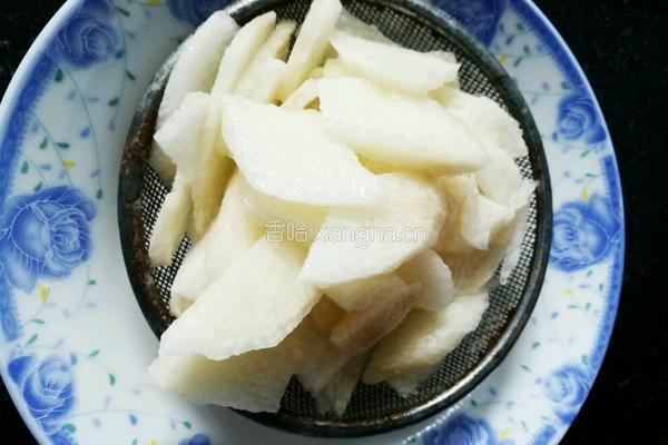 素炒山药的做法图解1