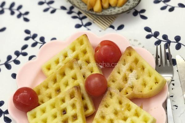 松饼粉烤箱版华夫的做法图解10