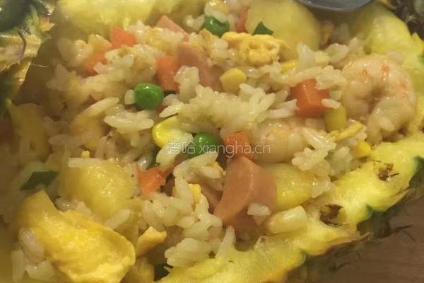 菠萝炒饭的做法图解8