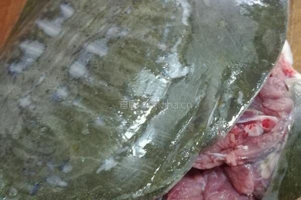 水鱼炖羊肉的做法图解3