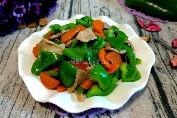 青椒炒肉的做法图解9