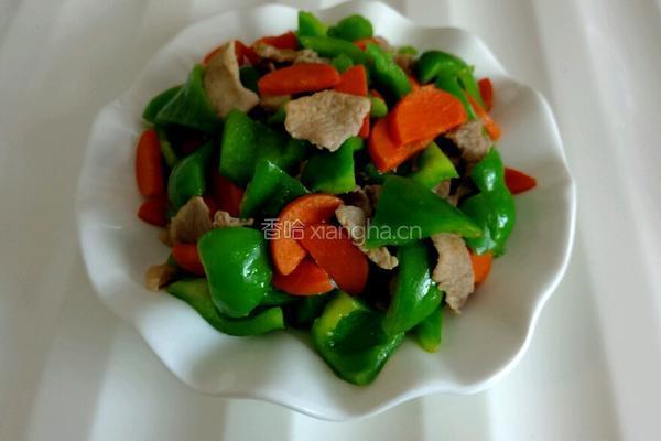 青椒炒肉的做法图解8