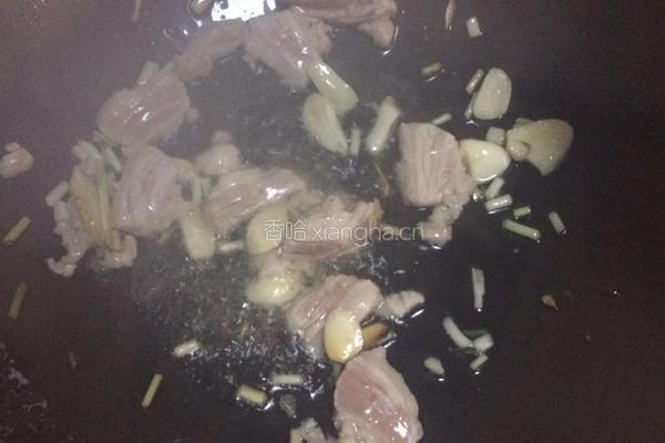 肉炒海带丝的做法图解5