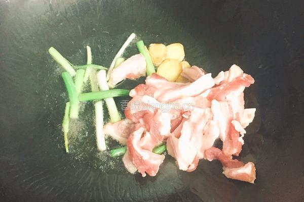 花菜五花肉的做法图解7