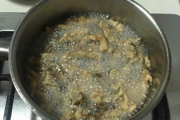 香炸平菇的做法图解9