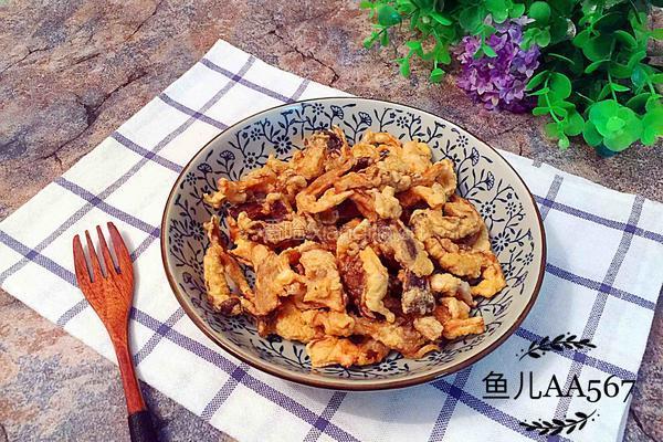 香炸平菇的做法图解10